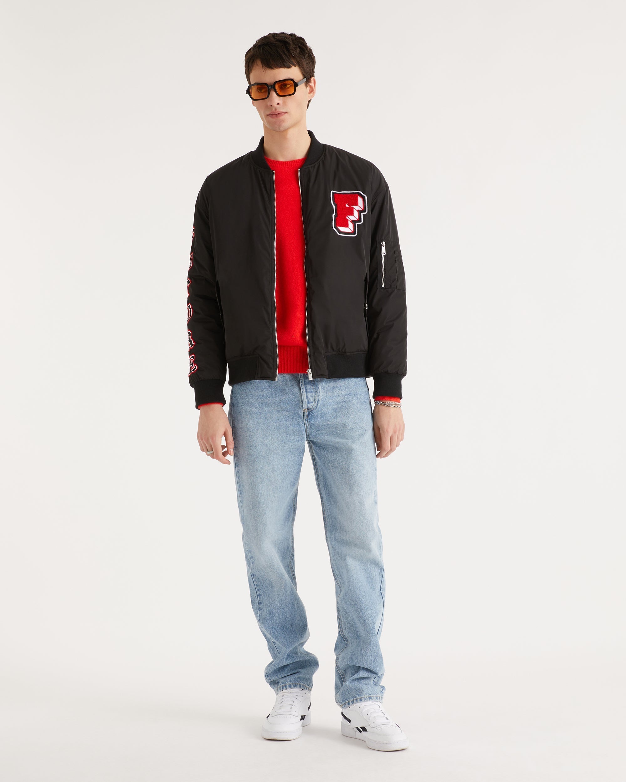 Bomber Patch ( S23 / HOMME / Noir )