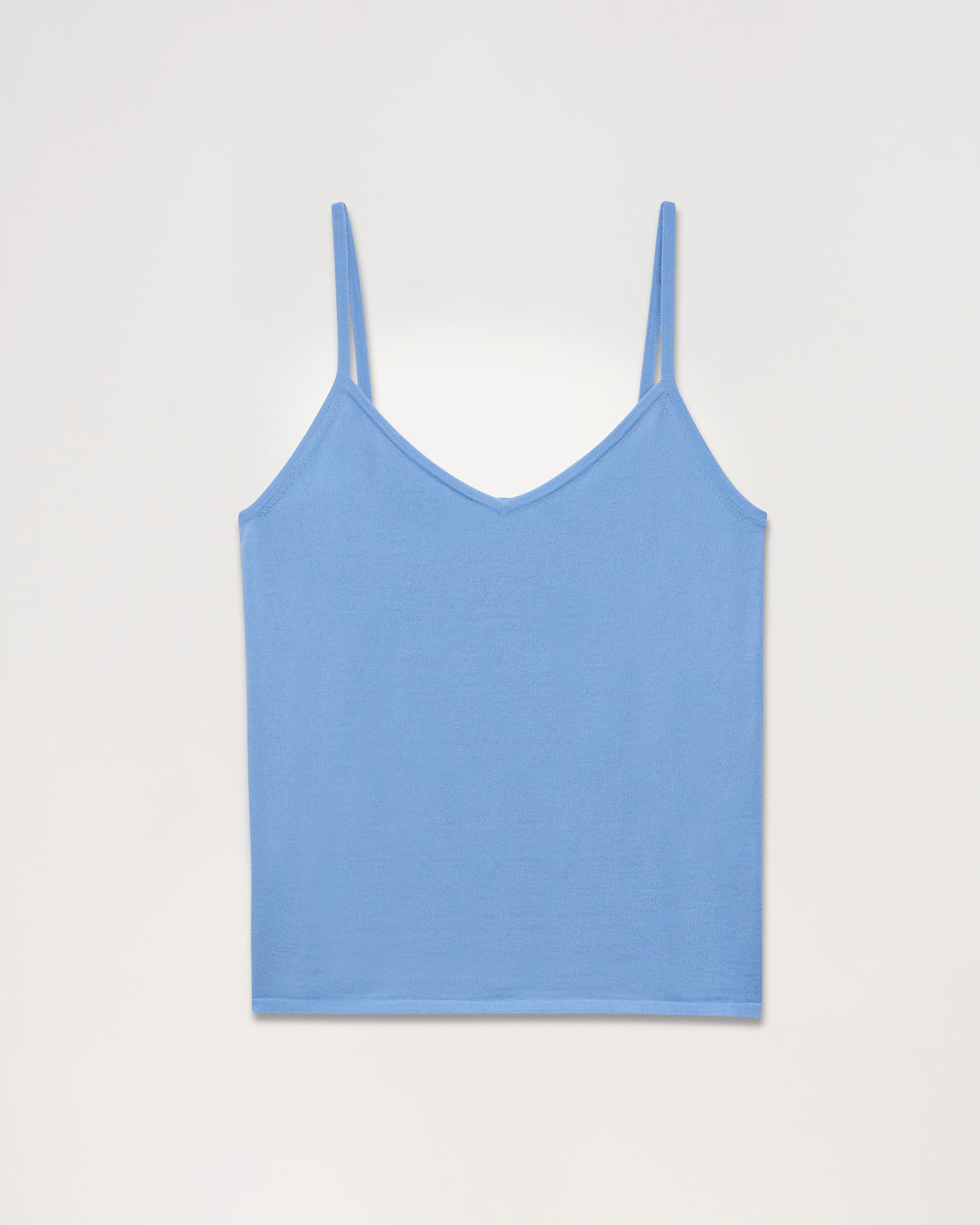 Top Debardeur Col V Uni ( S23 / FEMME / Sunrise Blue )